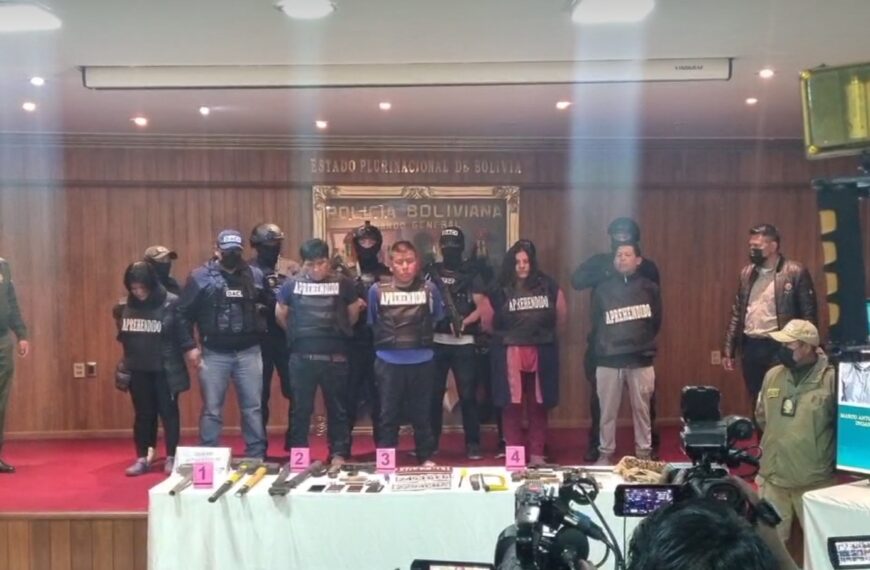 Capturan a 5 de 10 personas que asaltaron una casa&hellip;