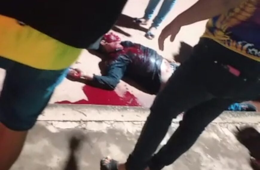 Joven fue acribillado en San Matías