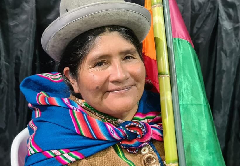 Guillermina Kuno, fue elegida como secretaria ejecutiva de la «Bartolina Sisa».