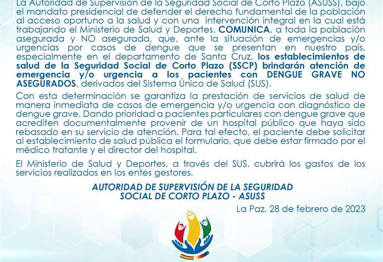 Habilitan la atención de emergencia de pacientes con dengue grave y&hellip;