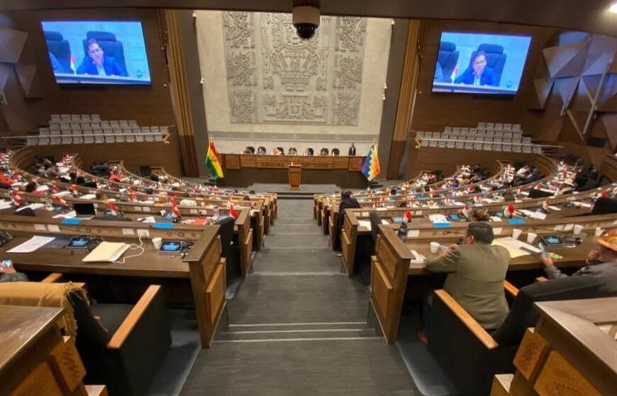 Tras la polémica por la aprobación en grande de la ley del oro, se determinó suspender la sesión de la Cámara de Diputados, hasta el sábado 22 de abril