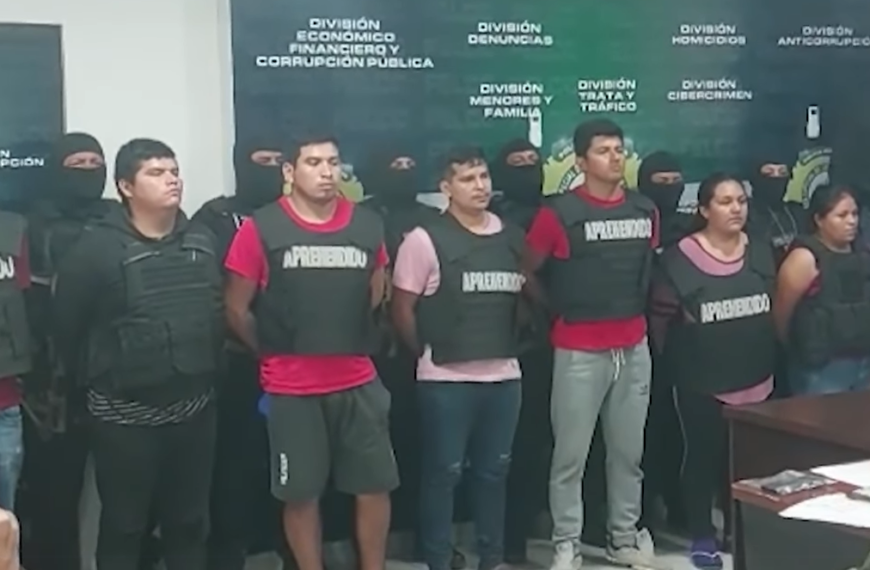 Banda criminal era considerada ‘el terror’ de La Guardia, Porongo y orillas del río Piraí