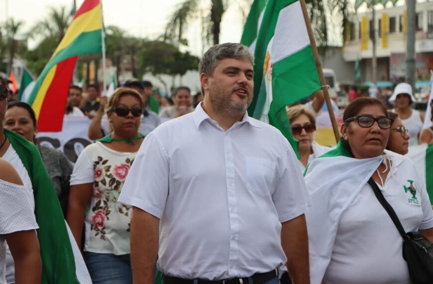 El Comité pro Santa Cruz anunció este viernes una marcha en rechazo al «paquetazo» de proyectos de ley