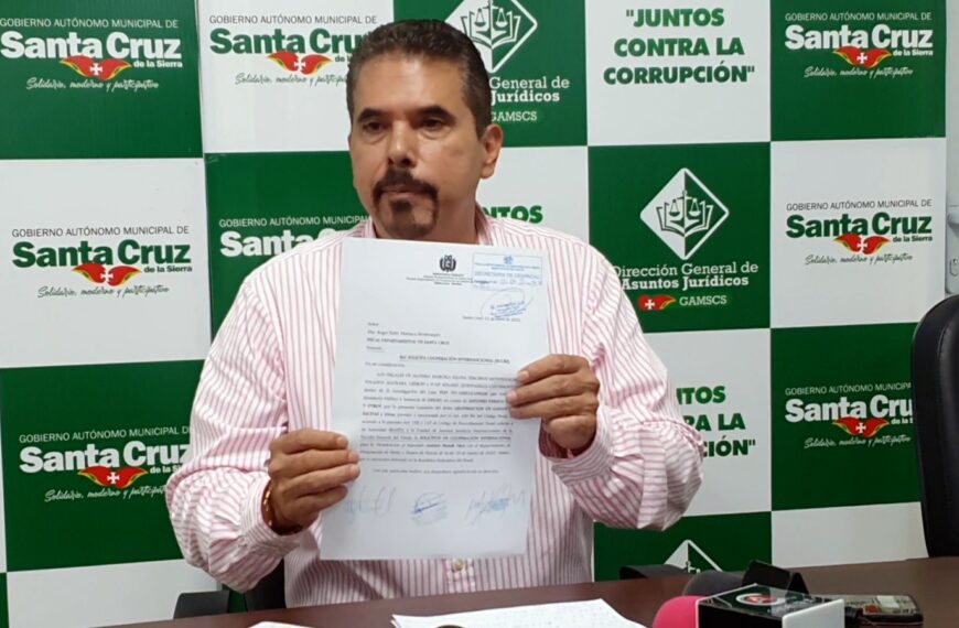 Gobierno municipal de Santa Cruz de la Sierra presentó una petición de informe al Mercosur sobre bienes de Angélica Sosa