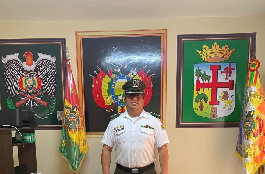 Coronel Gustavo Astilla Encinas es el nuevo director de la Fuerza Especial de Lucha Contra el Crimen (Felcc) en Santa Cruz 