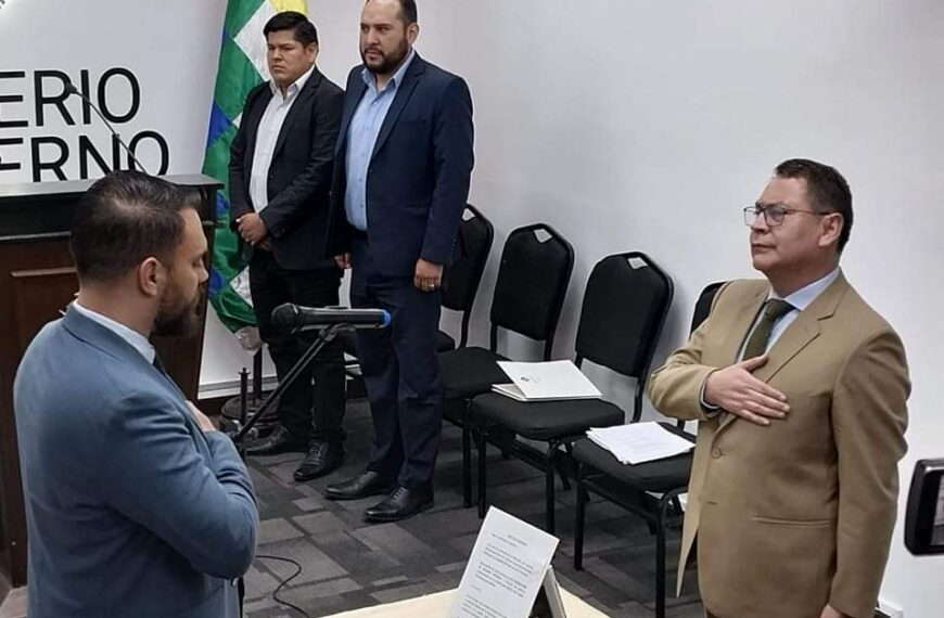 Jhonny Aguilera es posesionado cómo nuevo Viceministro de Régimen Interior y Policía