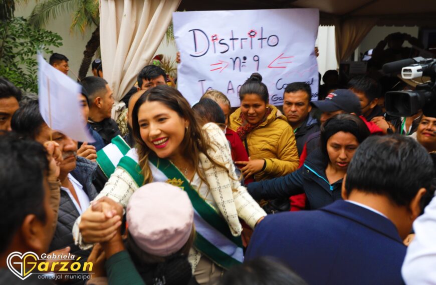 Gabriela Garzón, concejala de UCS, fue elegida como la nueva presidenta del Concejo Municipal de Santa Cruz de la Sierra