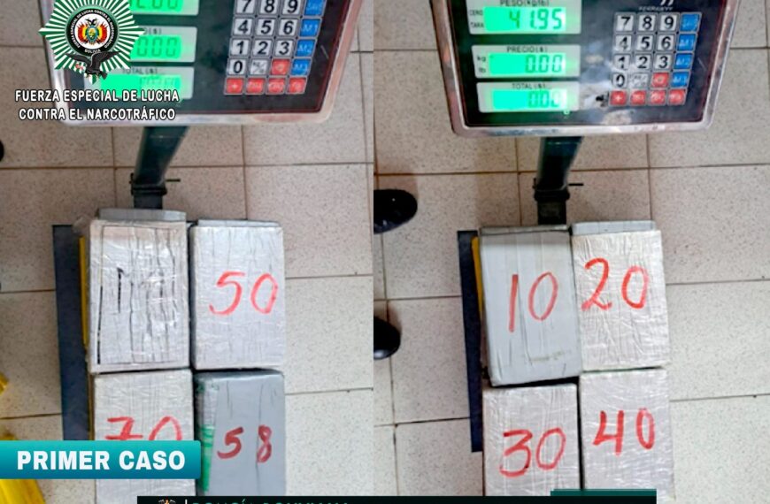Más de 800 kilos de droga fueron incautados por agentes antinarcóticos durante los controles carreteros