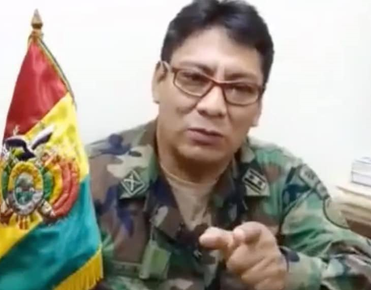 Coronel Alex Vladimir Bedoya, ex jefe de la Felcn, es dado de baja