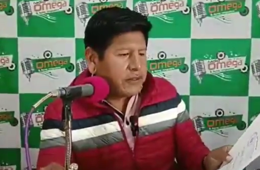 Periodista Marcelino Rodríguez Tito, de Radio Omega Noticias, de Yapacaní, fue citado por la Fiscalía, por entrevistar a una persona que denunció un presunto atraco