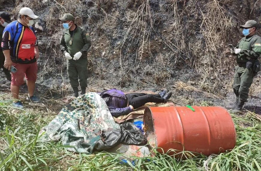 Cuerpo que fue hallado en un turril en la comunidad de Yolosa, fue identificado por la Policía y familiares