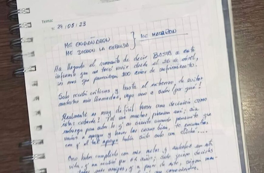 Jorge Valda, abogado de la familia de Colodro, informó que la supuesta carta del exinterventor no coincide con su forma de escribir