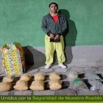Policía aprehendió a una persona que transportaba 16 paquetes de marihuana