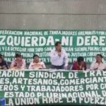 Gremiales marchan desde Patacamaya a La Paz y anuncian bloqueos a nivel nacional