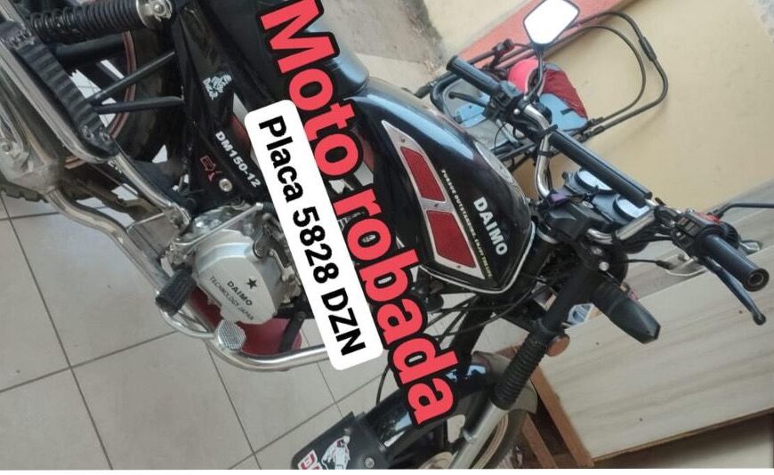 ¡La delincuencia no descansa! Robaron una moto mientras dormían
