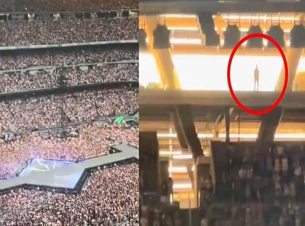 Extraña figura es captada en un concierto de Taylor Swift y genera temor (Video)