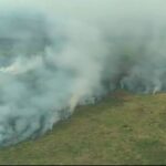 Incendio en Parque Nacional Otuquis preocupa por su cercanía a Puerto Suárez