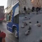 Bloquean la ruta Cochabamba – Oruro