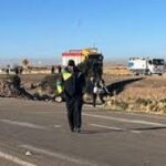 Bloqueo en Caracollo se masifica y va en su tercer día