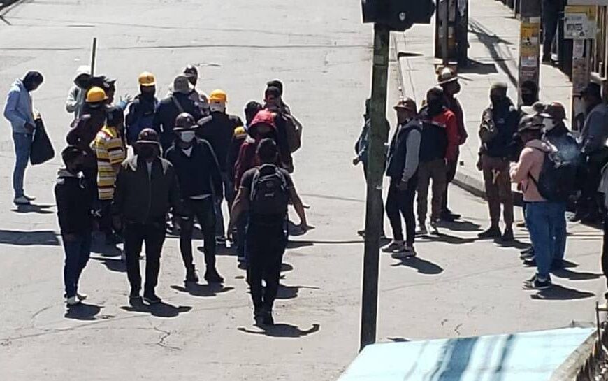 Evistas se enfrentaron con arcistas en la plaza San Francisco&hellip;