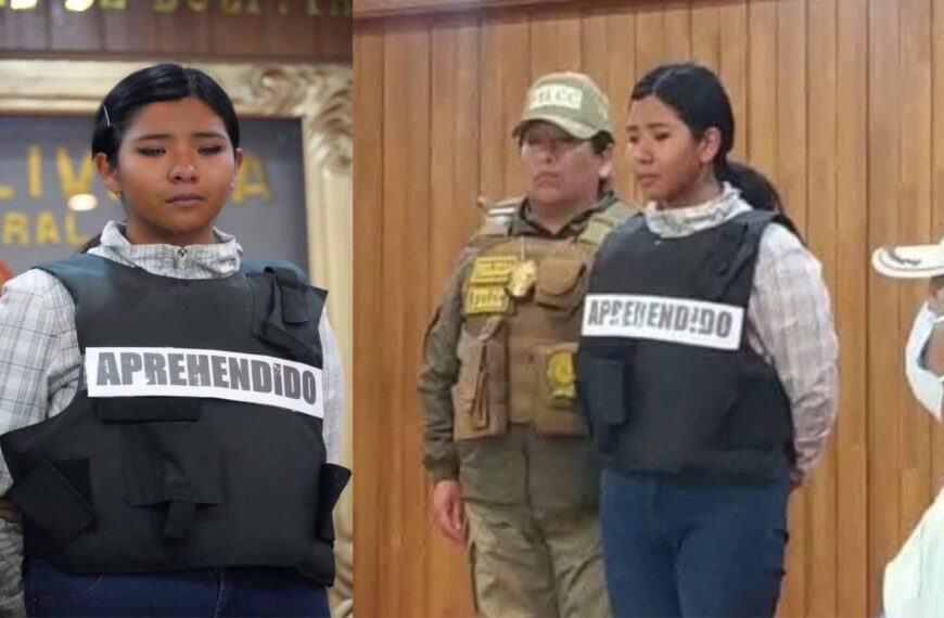 POLICÍA PRESENTA A REINA HUALLPA, LA MUJER Y SUS 2…