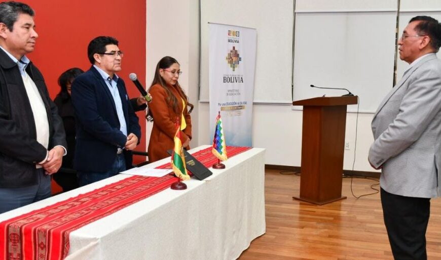 José Antonio Apala fue posesionado como nuevo viceministro de Educación…