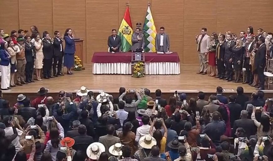 Arce posesiona a las nuevas autoridades del TSJ, TCP, TA…