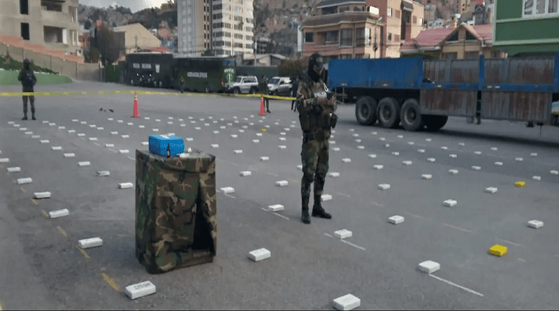 Incautan 439 kilos de cocaína proveniente de Perú