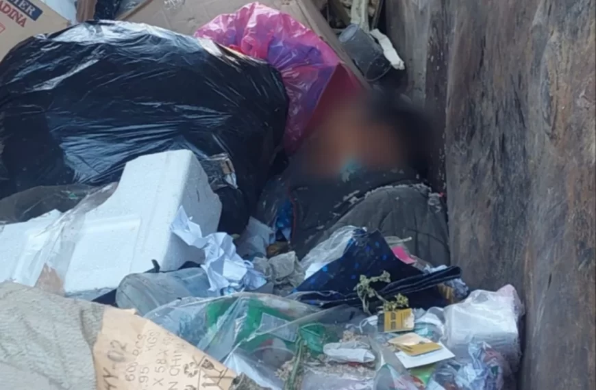 Encuentran cuerpo sin vida de hombre en un contenedor de…
