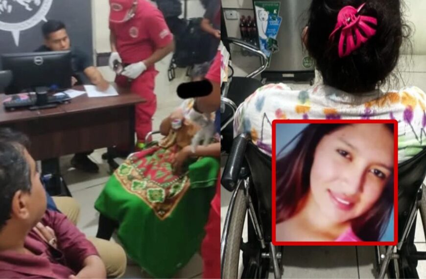 Aparece María Luisa en silla de ruedas tras once días…