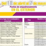 ¡Atención, bolivianos en el exterior! El TSE activa el empadronamiento en 14 países…