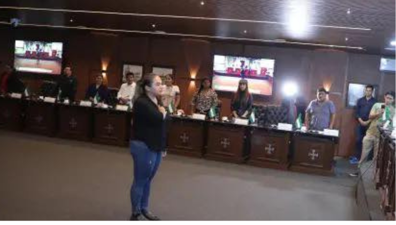 Darinka Pedraza asume como gobernadora por dos días