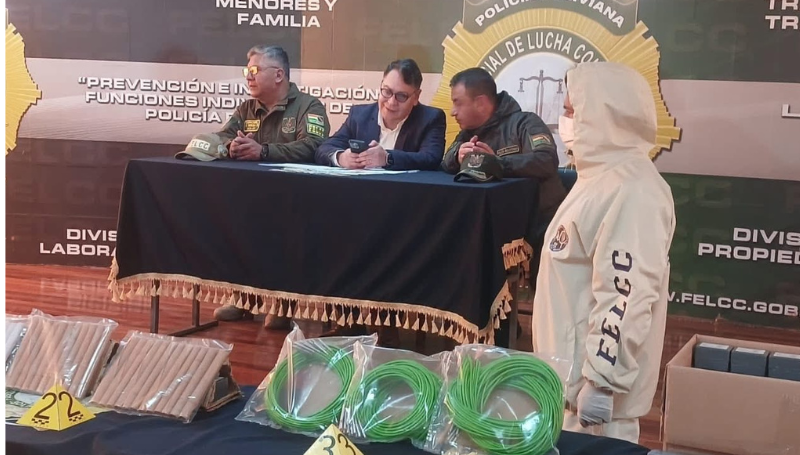 Encuentran 47 dinamitas y 20 mil detonadores destinados a la…