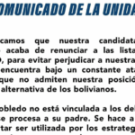 Carla Robledo renuncia a su candidatura por la alianza Unidad
