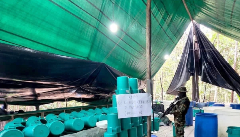 Desmantelan laboratorio de cristalización de cocaína en Villa Tunari; un…