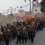 Cooperativas marchan de El Alto a La Paz y anuncian bloqueo en El…