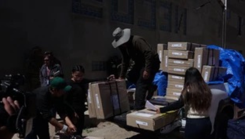 Llega al 70% la distribución de maletas electorales para el…
