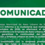 Emacruz confirma pago a empresa Piraí para evitar paro del servicio de aseo…