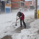 ¡TARIJA BAJO EL HIELO! ❄️ GRANIZADA CONVIRTIÓ LAS CALLES EN RÍOS BLANCOS