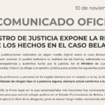 FREDDY VIDOVIC ACLARA SU ACTUACIÓN EN EL CASO BELAUNDE