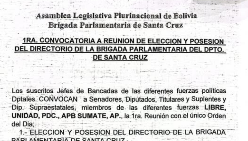 Brigada Parlamentaria alista elección de autoridades entre cinco fuerzas políticas&hellip;