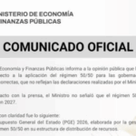 Economía aclara que el régimen 50/50 se aplicará en 2026 y no en&hellip;