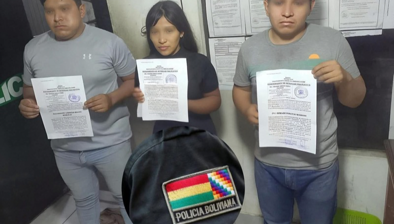 Tres policías enviados a Palmasola por presunto robo de $us&hellip;