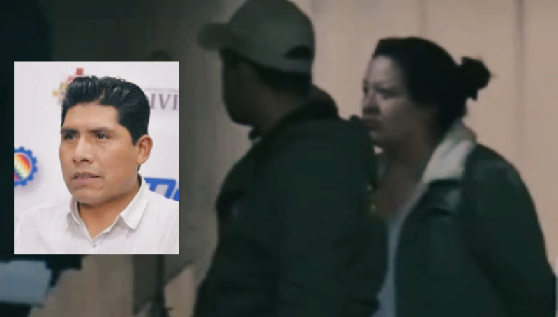 Esposa de Franklin Flores es trasladada a Obrajes para cumplir&hellip;