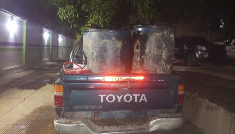 Más de 800 litros de diésel incautados en Beni