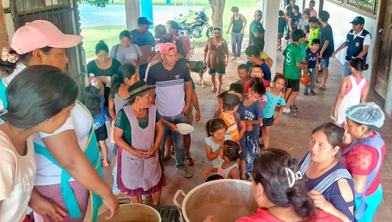 Continúa la entrega de almuerzos a familias damnificadas en Warnes&hellip;