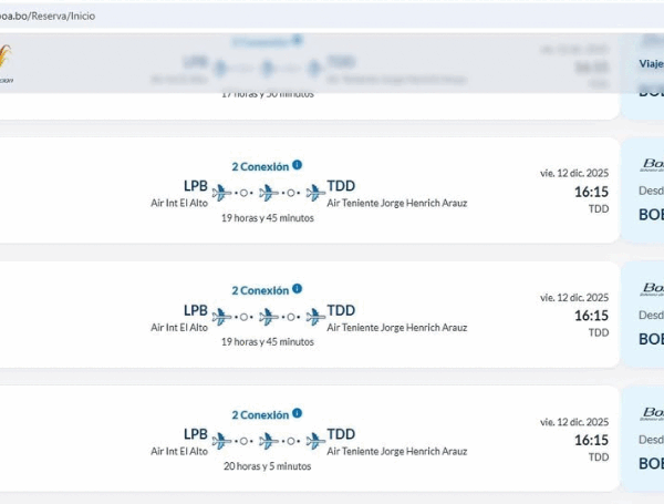 Usuarios denuncian altos costos en pasajes de BoA