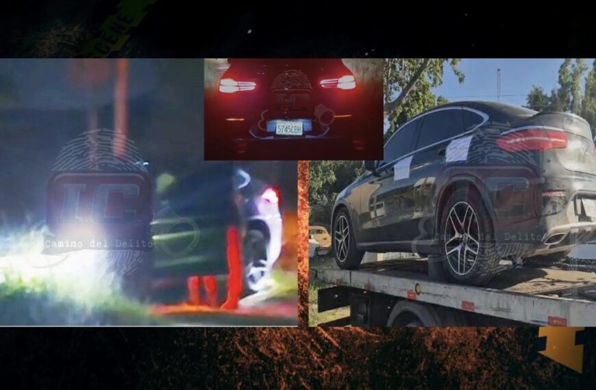 ENCUENTRAN VEHÍCULO USADO EN ASESINATO DEL URUBÓ