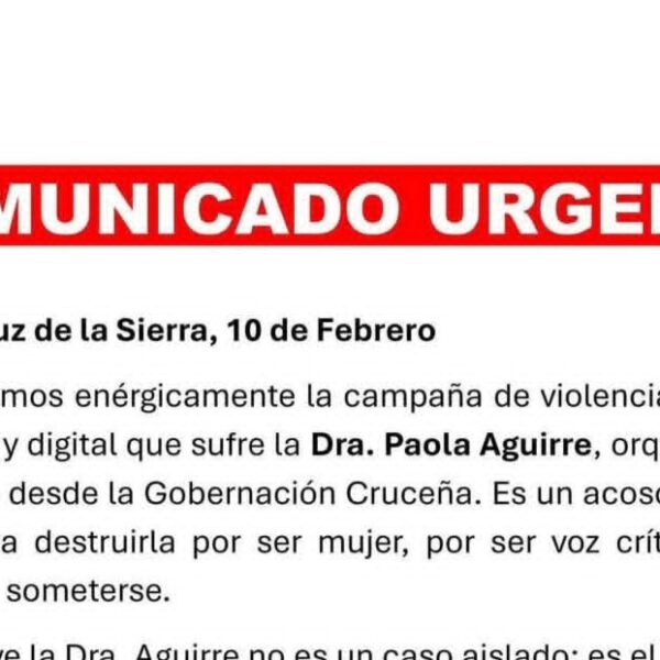 LIBRE DENUNCIA SUPUESTO HOSTIGAMIENTO POLÍTICO CONTRA PAOLA AGUIRRE Y EXIGE GARANTÍAS