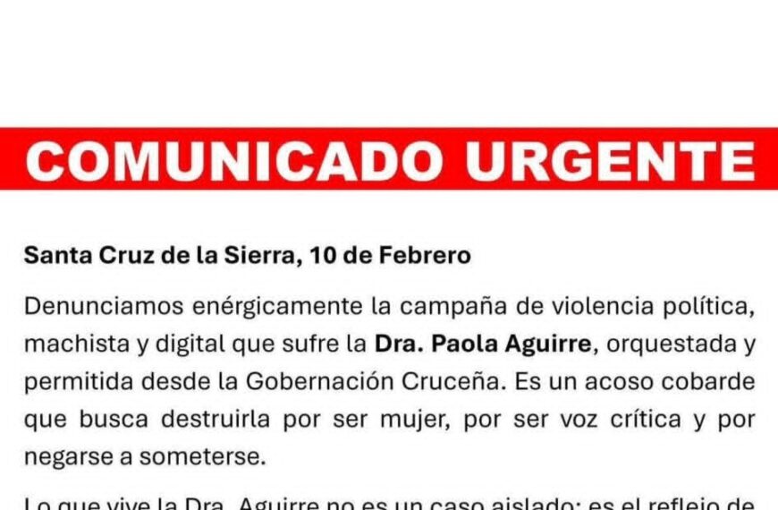 LIBRE DENUNCIA SUPUESTO HOSTIGAMIENTO POLÍTICO CONTRA PAOLA AGUIRRE Y EXIGE&hellip;